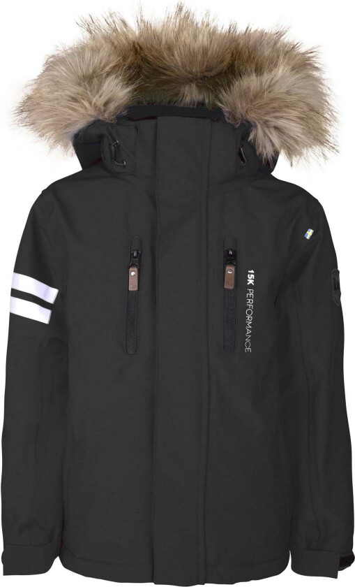 Polar Vinterjakke, Svart, 130 - Barnejakker - 100% Polyester