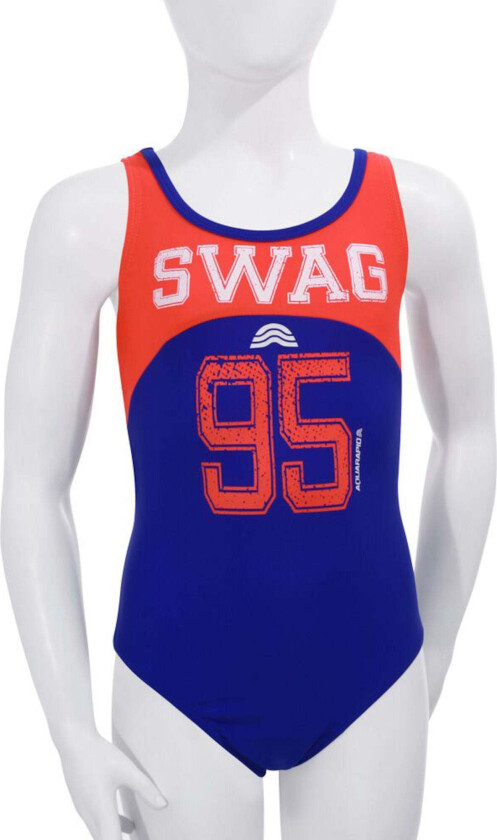 Bilde av Level Badedrakt, Blå/Orange 116 - Badetøy