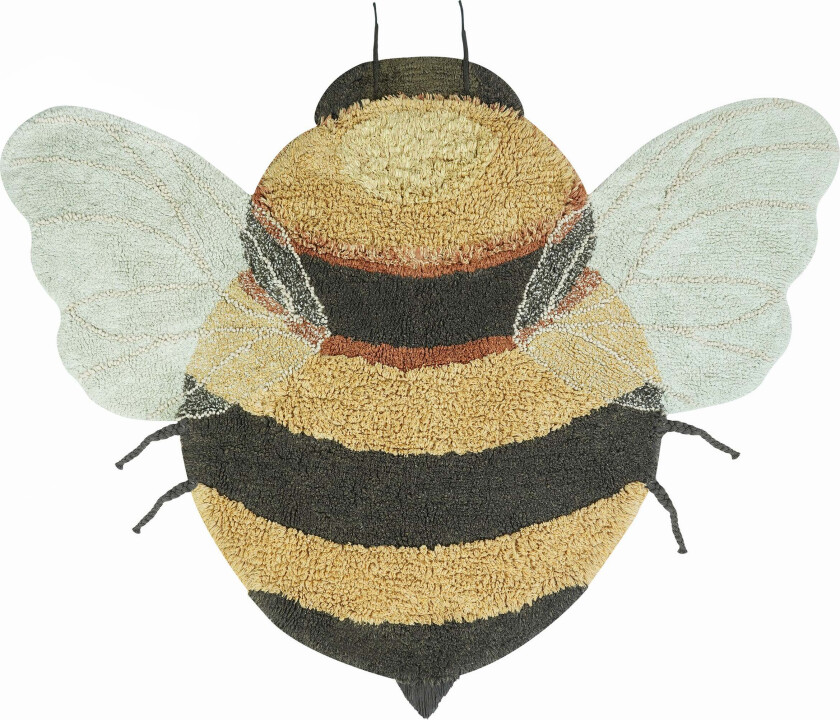 Lorena Canals Gulvteppe Bee 115x150 - Gulvtepper - Bomull