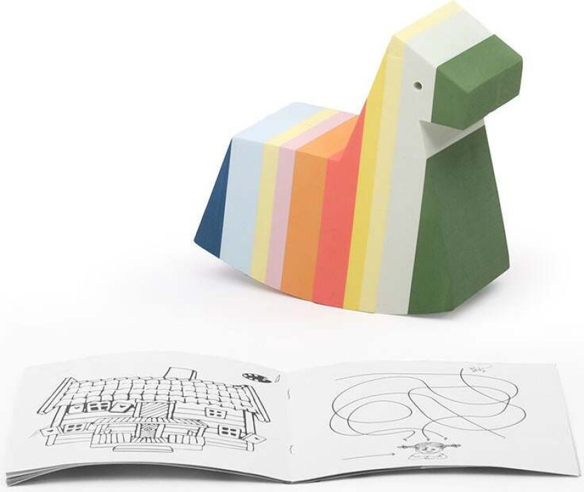 bObles Pippi Longstocking mini horse, Blå - Motoriske møbler