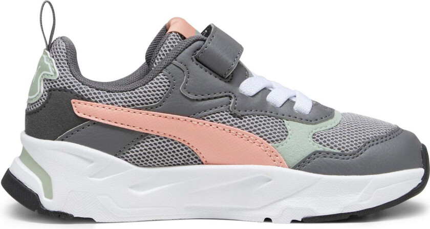 Trinity AC PS Joggesko, Concrete Gray/Poppy Pink/Cool Dark Gray, 33 -  Sneakers