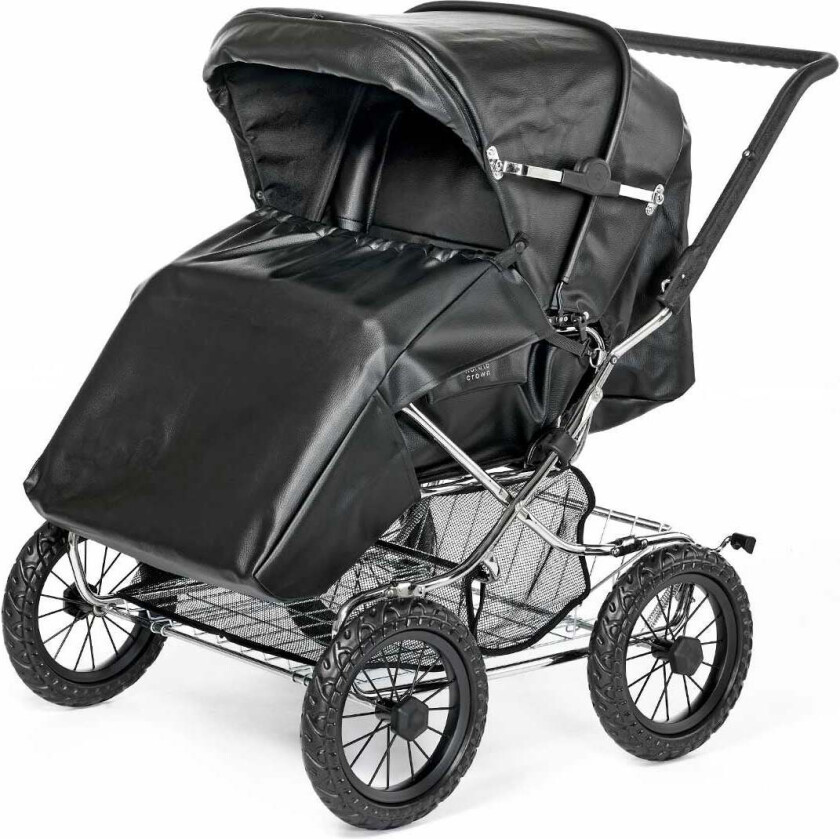 NordicCrown Duette Vognpose, Black Leather - Allround vognposer - 100% Polyester