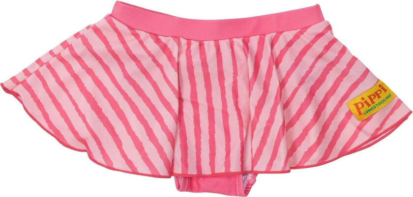 Svømmeskjørt Pippi Langstrømpe, Rosa, 122-128 - UV Klær - Polyester,Elastan