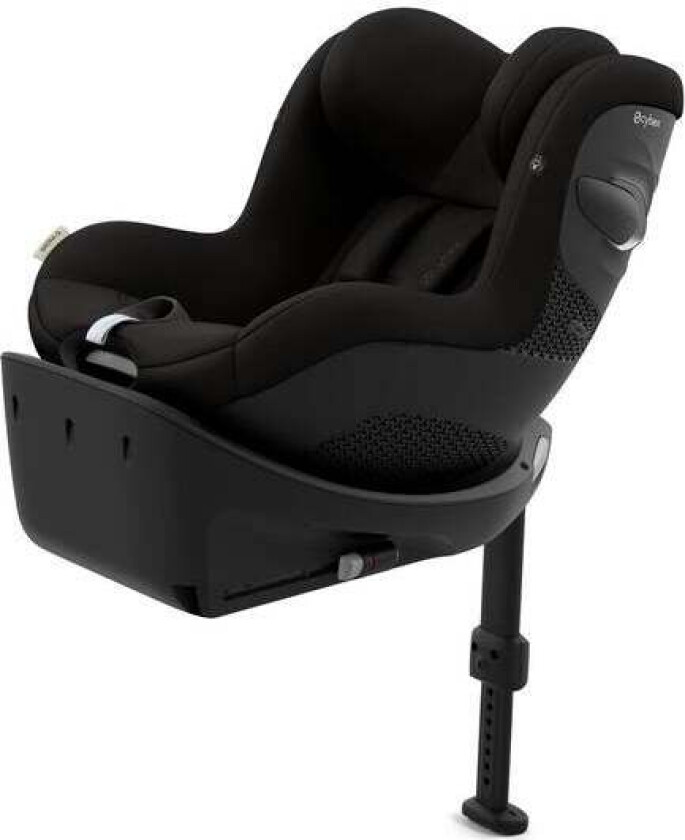 Sirona Gi i-Size Bilstol, Magic Black - Bakovervendte