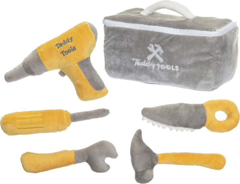 Soft Verktøysett 6 Deler - Kosedyr - Polyester