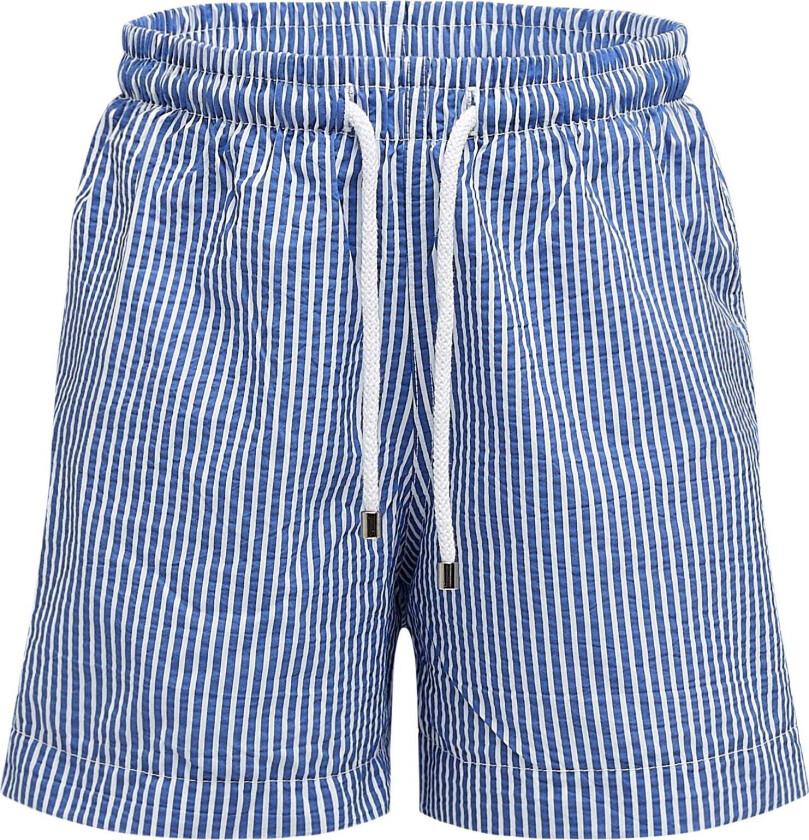 Max Badeshorts, Blue White Stripes, 10 år - Badetøy