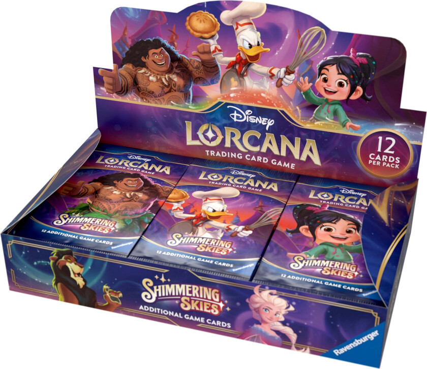 Disney Lorcana Shimmering Skies Booster-pakke 24-Pack - Kortspill & Memory