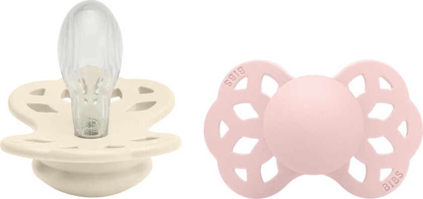 Infinity Smokk 2-pack Str. 2 Symmetrical, Ivory/Blossom - Smokker - Silikon