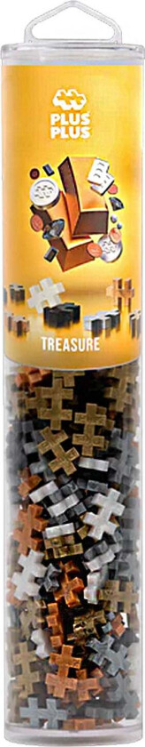Plus-Plus Byggesett Treasure mix 240 Deler - Byggeklosser - Plast