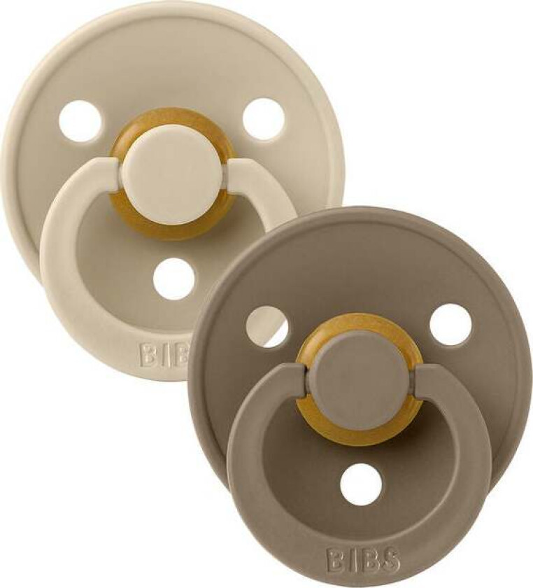 Smokk Colour 2-pack Lateks Størrelse 3, Vanilla/Dark Oak - Smokker - Lateks