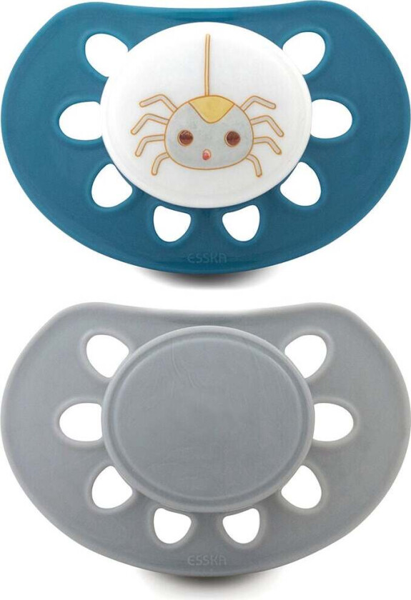 Classic Spider Smokker 2-pakning, Blå/Grå - Smokker