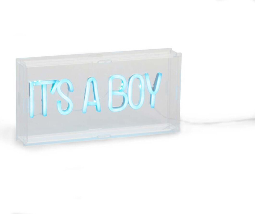 Neon Light Box It's A Boy - Bordlamper