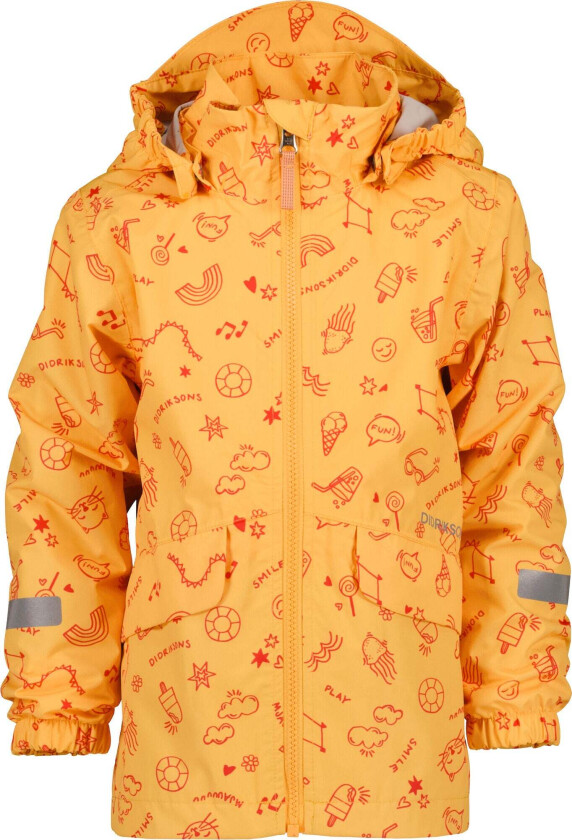 Bilde av Norma Skalljakke, Doodle Papaya Orange, 120 -  Skallklær  - 100% Polyester