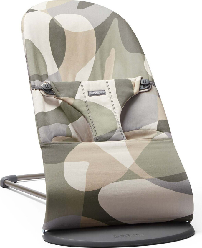 Bliss Vippestol Bomull, Khaki/GrønnPrint - Vippestoler - Bomull