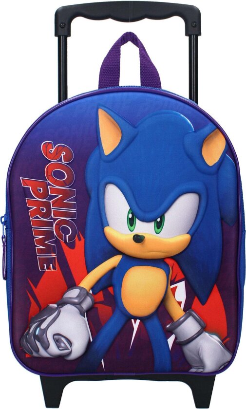The Hedgehog Great Escapes 3D Koffert 9L, Blå - Kofferter