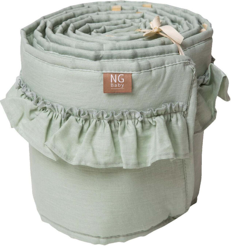 Bilde av Sengekant Vugge Volang, Sage Green - Sengekanter