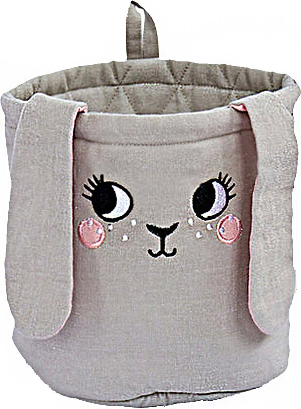 Mini Oppbevaringskurv Kanin, Grå - Kurver