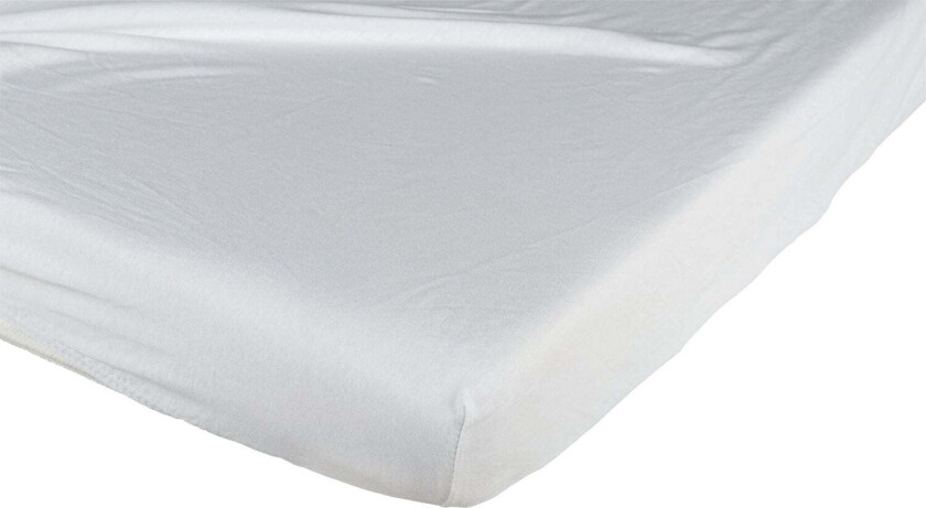 Stretchlaken Bomull 60x120, Hvit - Laken - Bomull