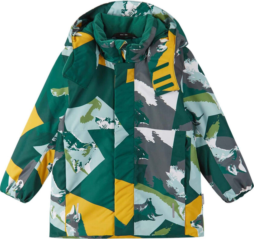 Marttila Vinterjakke, Deeper Green, 98 - Barnejakker - Polyester