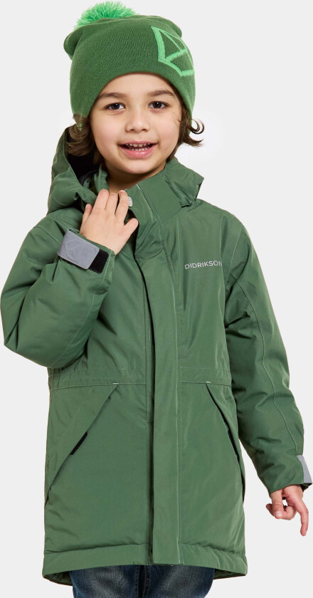 Tundran Vinterjakke, Pine Green, 110 - Barnejakker - 100% Polyester