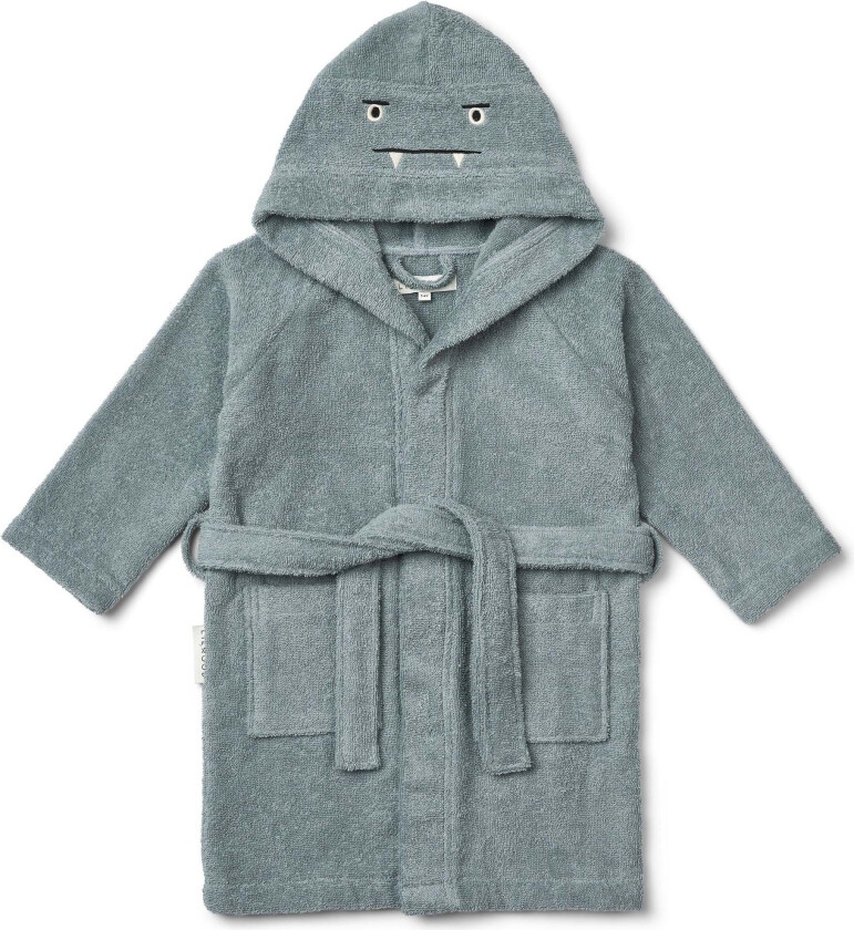 Lily Badekåpe, Blue Fog, 1-2 år - Badetøy - Bomull