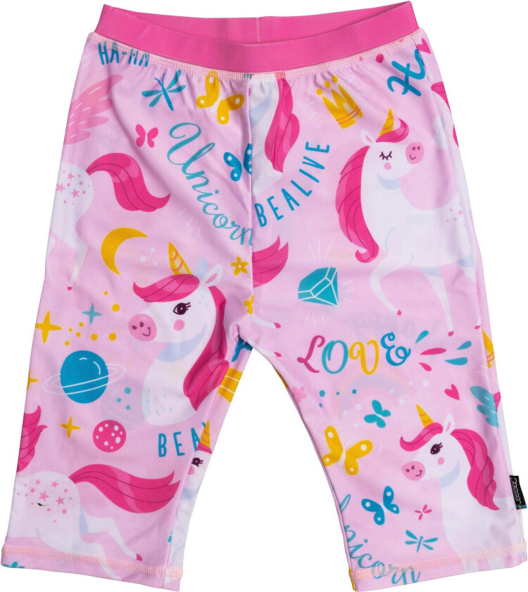 Badeshorts, Rosa, 5-6 år - Badetøy - Polyester,Elastan