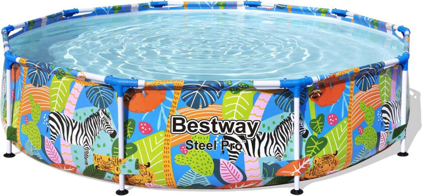 Steel Pro Basseng 305x66 cm - Bassenger - Plast,Stål