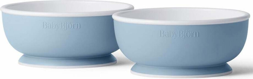 Barneskål 2-Pack, Blekblå - Bestikk & Servering