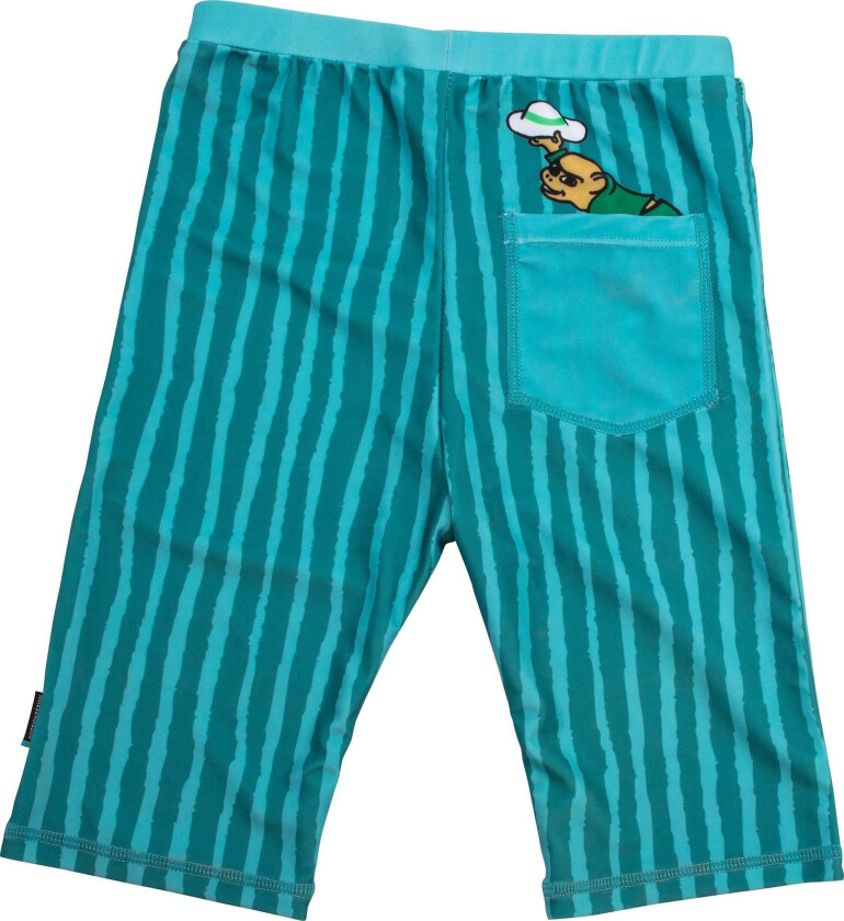 Badeshorts, Petrol, 98-104 - Badetøy - Polyester,Elastan