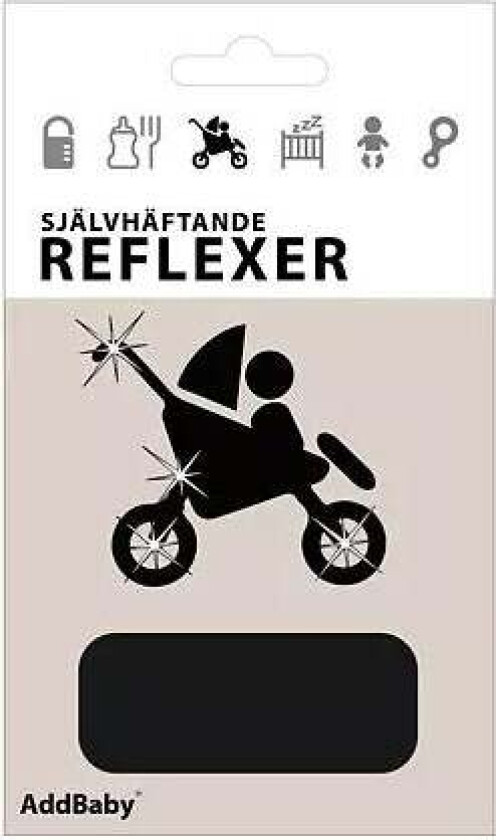 Bilde av Refleksklistremerker, Svart -  Lamper & Reflekser