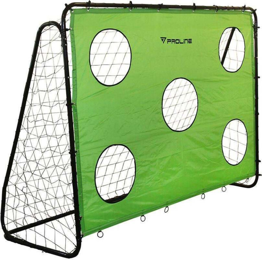 Mål med Presisjonspanel 400 x 200 cm, Svart - Fotball