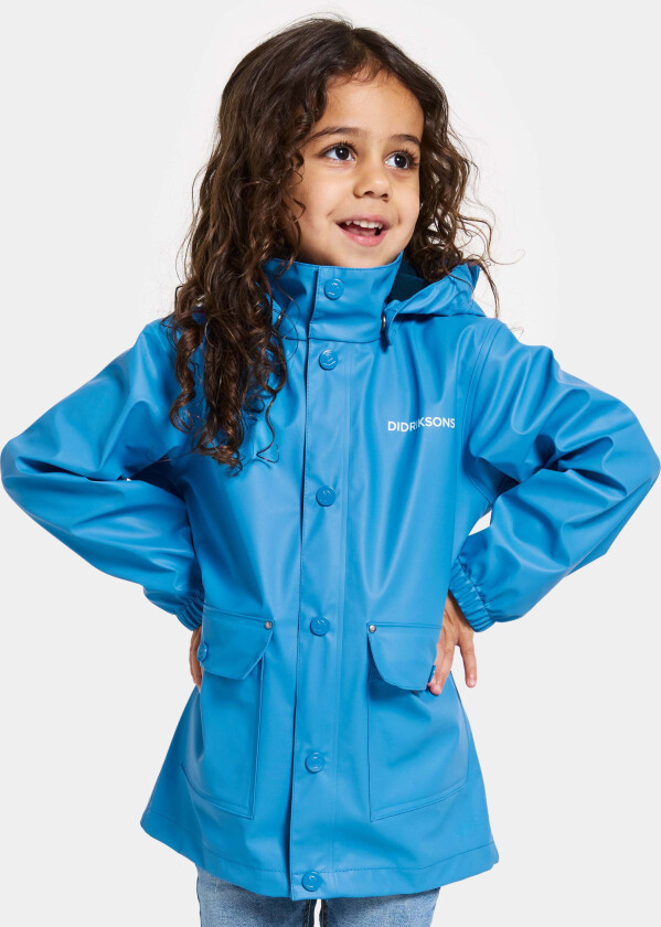 Jojo Regnjakke, Sharp Blue, 90 - Regntøy - 100% Polyester