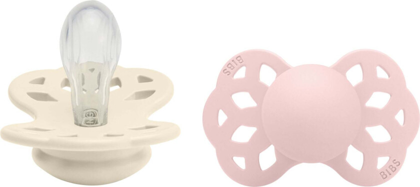 Infinity Smokk 2-pack Str. 1 Symmetrical, Ivory/Blossom - Smokker - Silikon