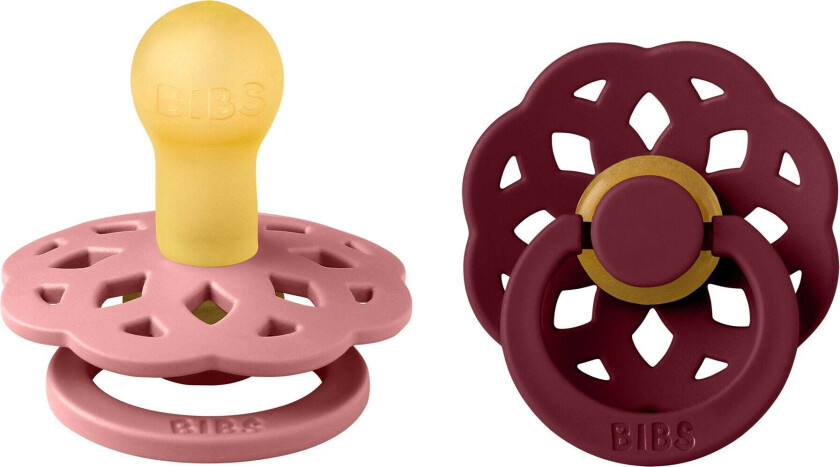 Boheme Smokk 2-Pack Lateks Str 1 Rund, Dusty Pink/Elderberry - Smokker - Naturgummi,Lateks