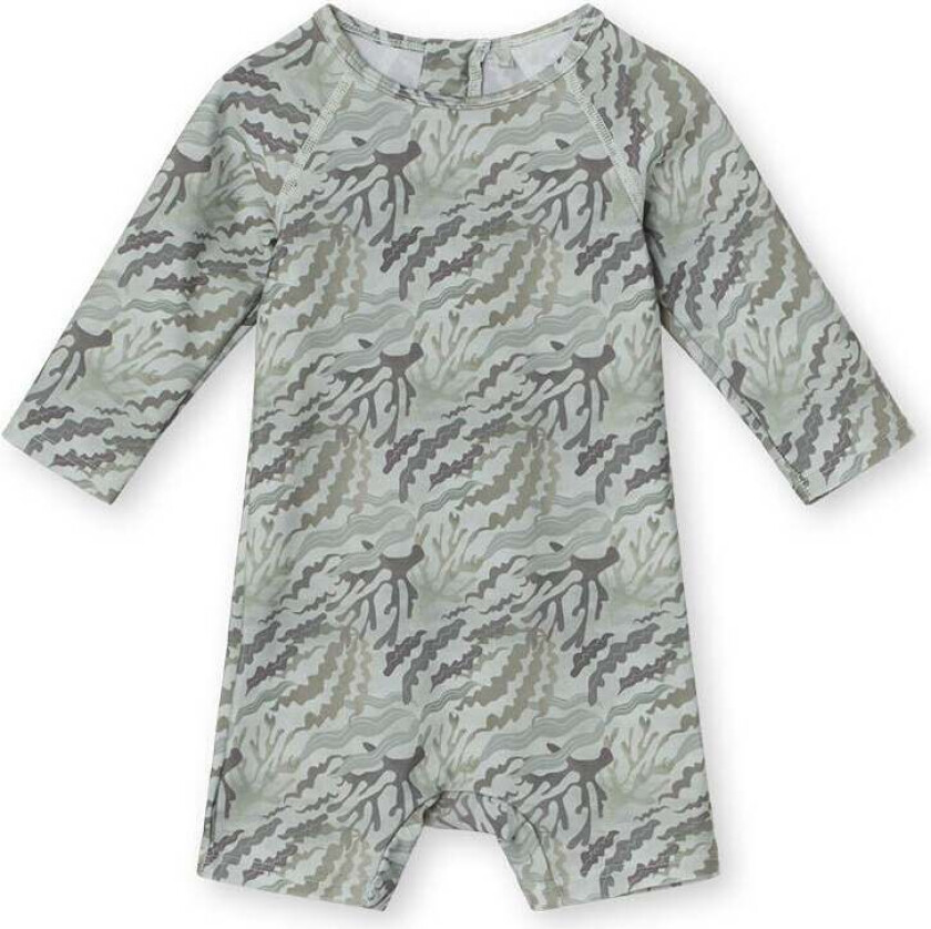 MINI A TURE Goldie Badedrakt, Sea Weed Camo, 74-80 - Badetøy