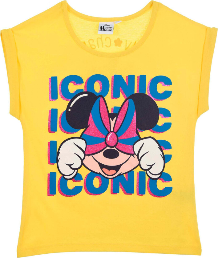 T-skjorte, Yellow, 8 år - T skjorter & Topper - 100% Bomull