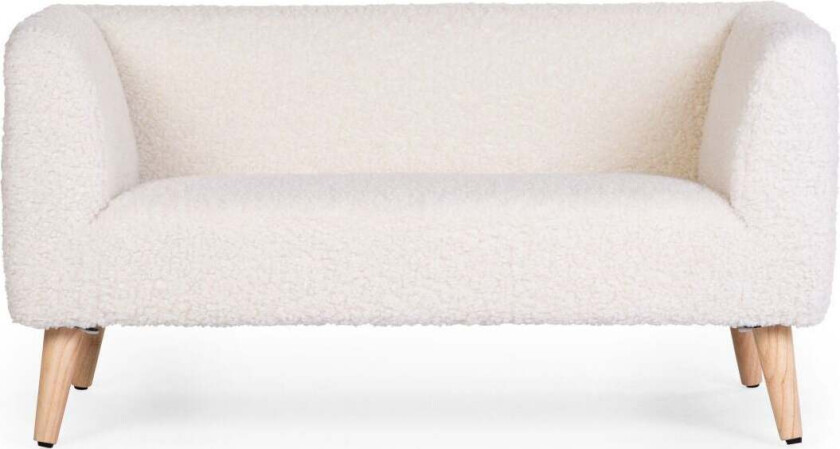 Kids Teddy Sofa, Off-white - Sittemøbler - 100% Polyester