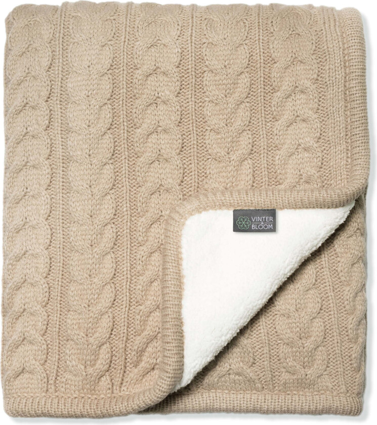 Vinter & Bloom Teppe Cuddly, Sand Beige - Tekstiler - 100% Polyester