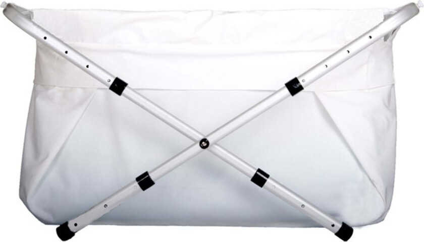 Flexi Sammenleggbart Badekar Hvit/Hvit 70-90 - Badebaljer