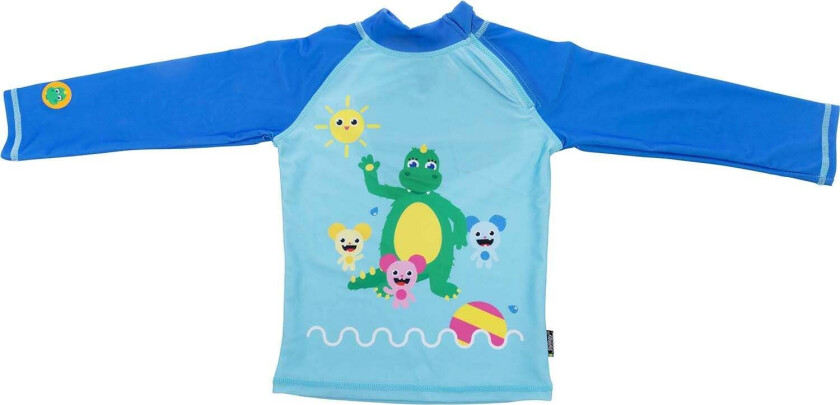 Bolibompa UV-Trøye, Lyseblå/Mørkeblå, 98-104 - UV Klær - Polyester,Elastan