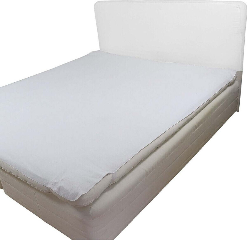Laget Av Frotté Madrassbeskyttelse 180x200, Hvit - Madrassbeskyttelse - Polyester