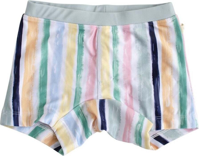 Somer Badebukse UPF50+, Stripe Print, 122-128 - Badetøy