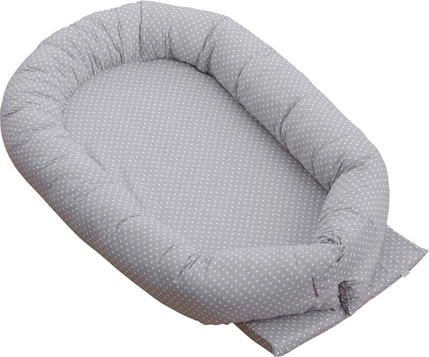Babynest, Small-spotted Grey - Babynest - Polyester