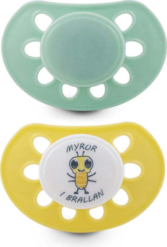 Classic Maur Lateks Smokk 2-pack 4-36 m, Blå - Smokker