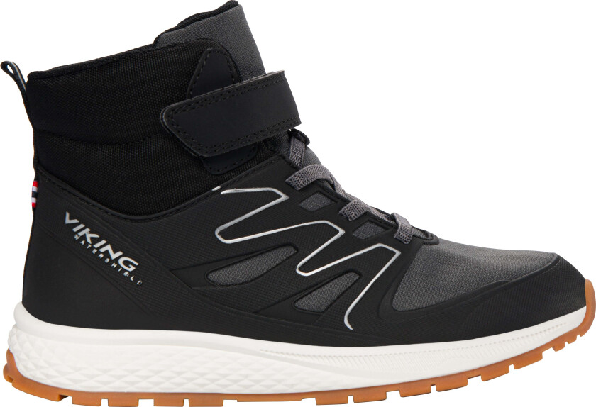 Equip Defence WP 1V Vintersko, Black/Charcoal, 34 - Vintersko & Vinterstøvler - Naturgummi