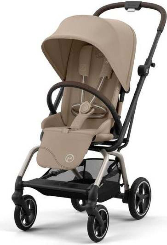 Eezy S Twist+2 Sportsvogn, Almond Beige - Vendbar Sittedel