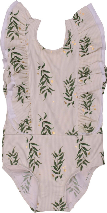 Daphne Badedrakt, Offwhite, 110-116 - Badetøy - Elastan,Nylon