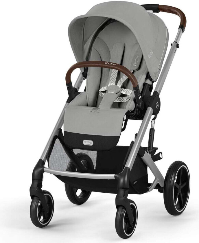 BALIOS S Lux Sportsvogn, Stone Grey/Silver - Vendbar Sittedel