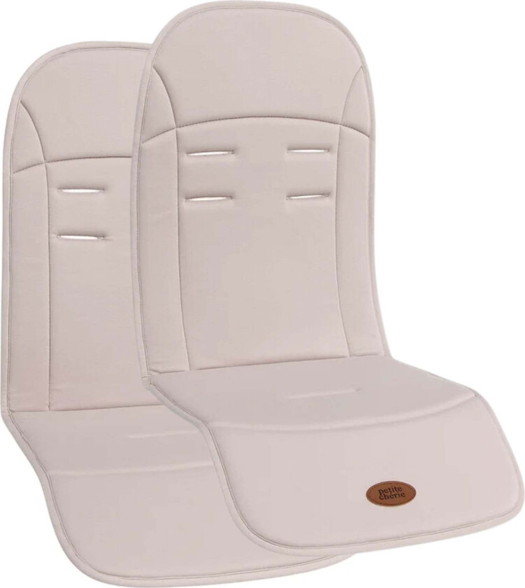 Memory Foam Sittepute, Warm Grey - Sitteputer & Lammeskinn - 100% Bomull