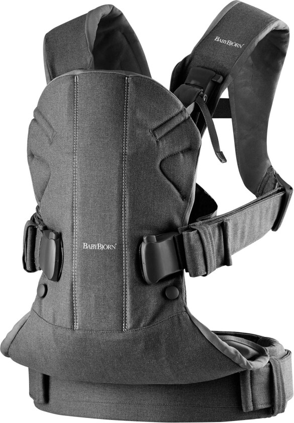 One Bæresele Cotton Mix, Demin/Mørkegrå - Bæreseler - Bomull,Polyester